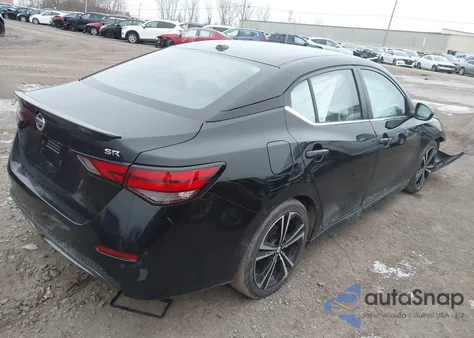 2021 Nissan Sentra Sr Xtronic Cvt из США, поврежденный, VIN 3N1AB8DV0MY213497